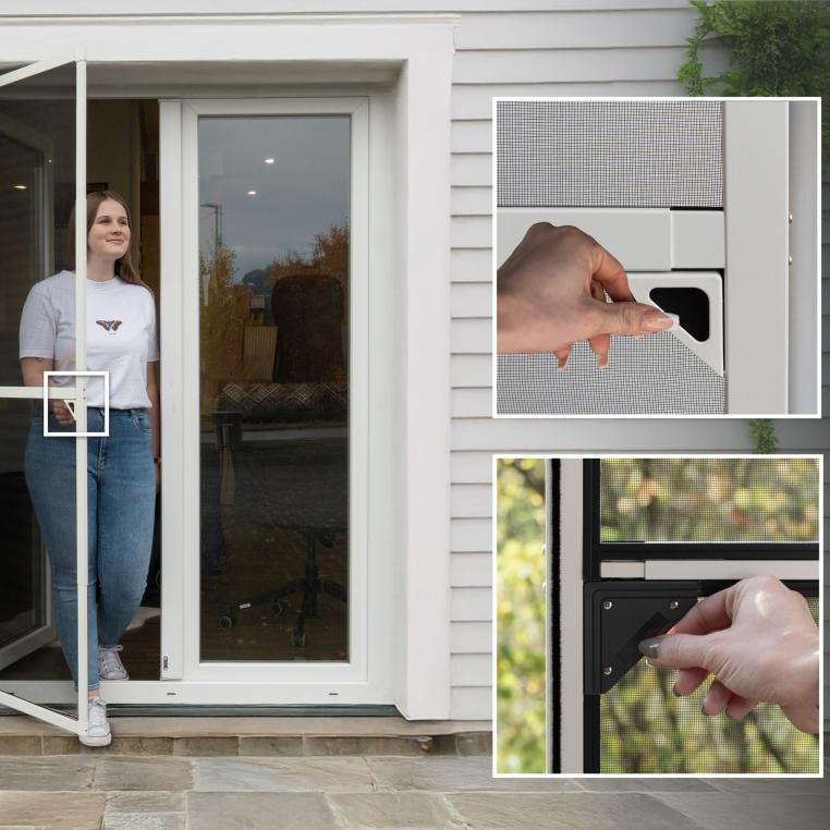 Telescopic Fly Screen for single doors - DIY Kit